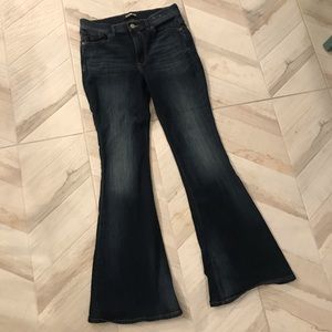 Express, size 8, bell flare, 31 inch inseam